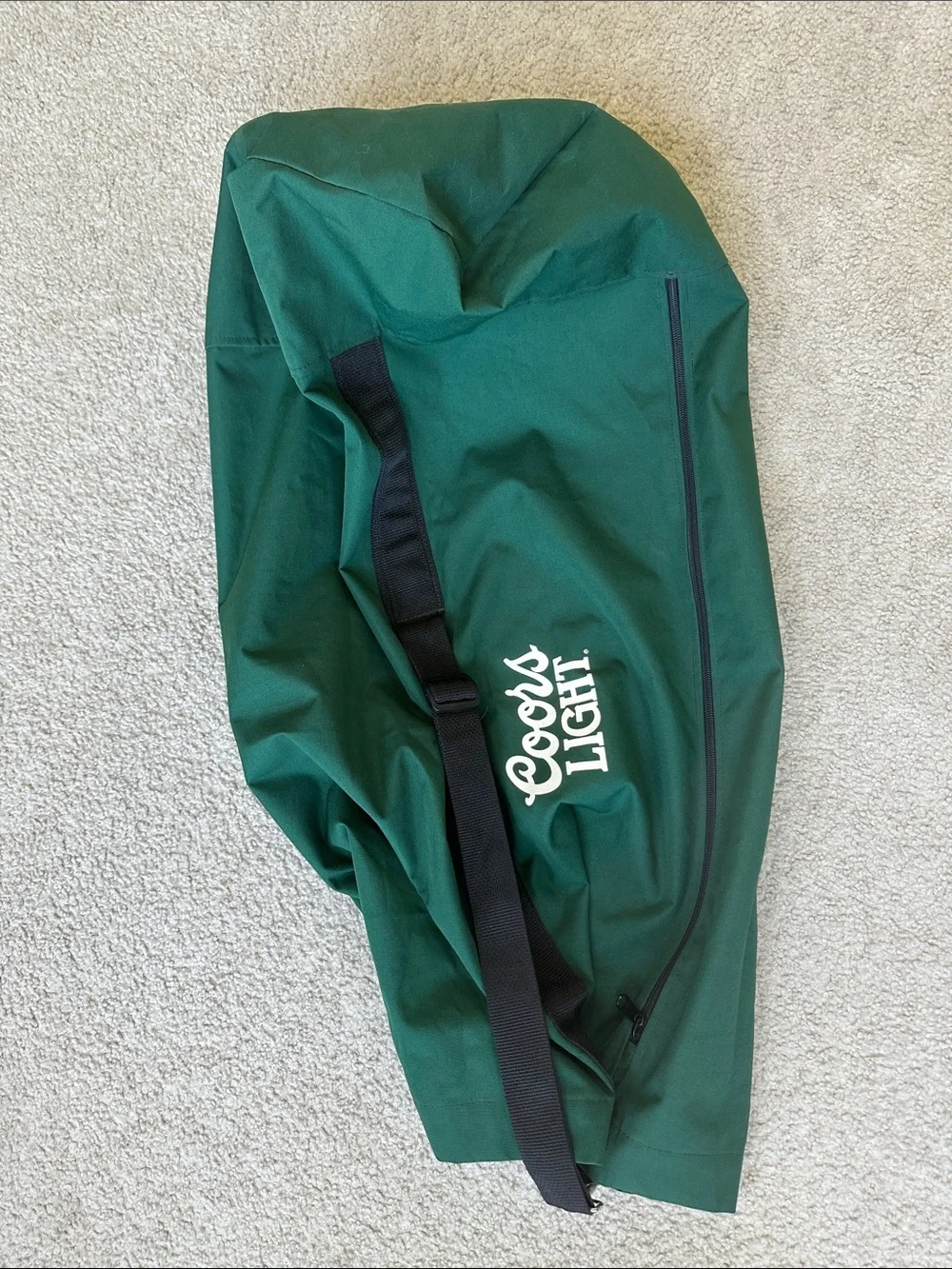 Coors Light Green Large Canvas Duffle